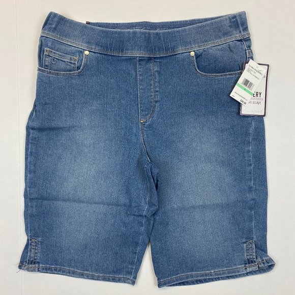 Gloria vanderbilt avery pull on hotsell bermuda shorts